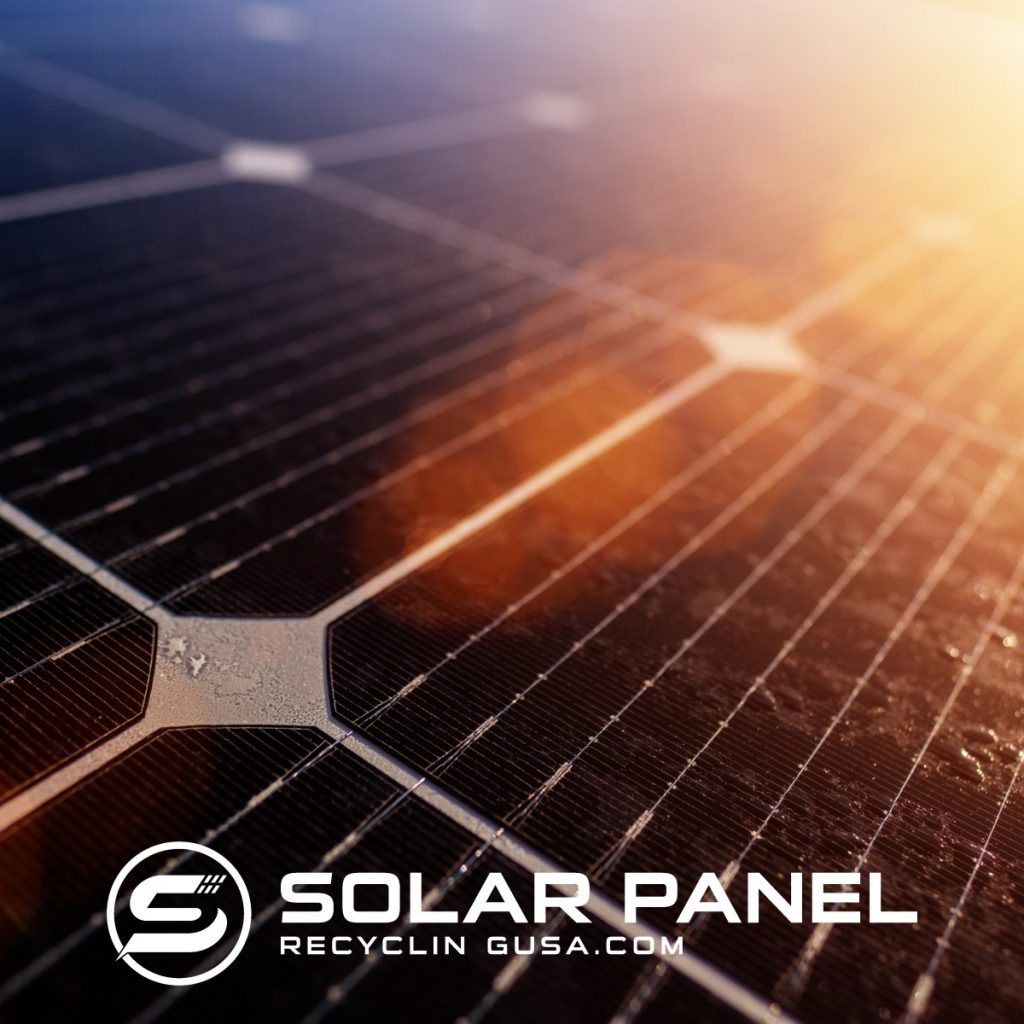 Scrap PV Solar Panel Modules
